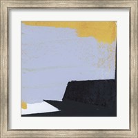 Framed 'Black & Yellow II' border=