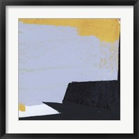 Framed 'Black & Yellow II' border=