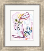 Framed 'Garden Allusion II' border=