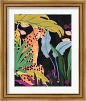 Framed 'Cheetah Kingdom I' border=