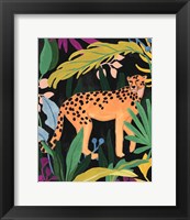 Framed 'Cheetah Kingdom IV' border=