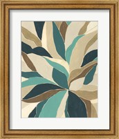 Framed 'Colorblock Blossom II' border=