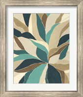 Framed 'Colorblock Blossom II' border=