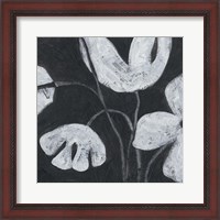 Framed 'Monochrome Meadow III' border=