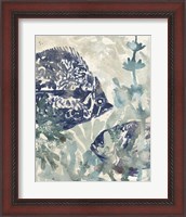 Framed 'Seafloor Fresco II' border=