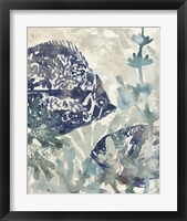 Framed 'Seafloor Fresco II' border=