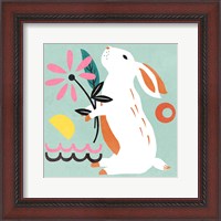 Framed 'Easter Bunnies II' border=