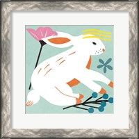 Framed 'Easter Bunnies III' border=