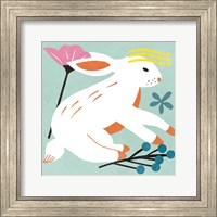 Framed 'Easter Bunnies III' border=