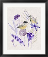 Framed 'Meander in Violet II' border=