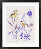 Framed 'Meander in Violet IV' border=