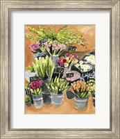 Framed 'Street Florist I' border=