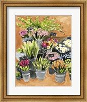 Framed 'Street Florist I' border=