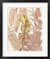 Blush Cheetah I Framed Print