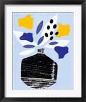 Framed 'Ruffled Vase III' border=