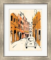 Framed 'Euro Voyage III' border=