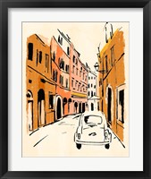 Framed 'Euro Voyage III' border=