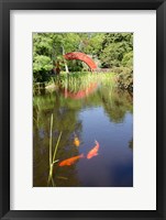 Framed Alabama, Theodore Bridge and Koi Pond at Bellingrath Gardens