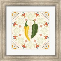 Framed 'Tex Mex Fiesta III' border=