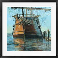 Framed El Galeon Painting