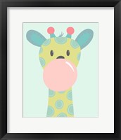 Framed 'Kid Giraffe' border=