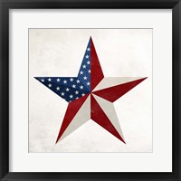 Framed Star Flag