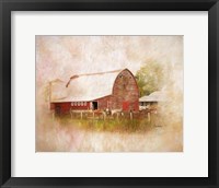 Framed 'Sully's Barn' border=