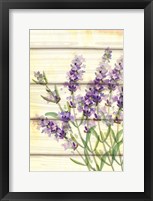 Framed Floral Lavender I