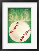 Framed Baseball