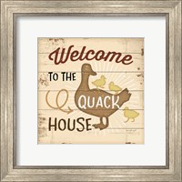 Framed 'Quack House' border=