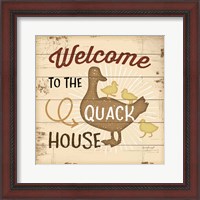 Framed 'Quack House' border=