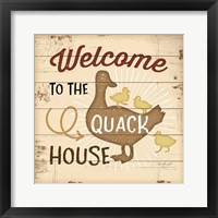 Quack House Framed Print