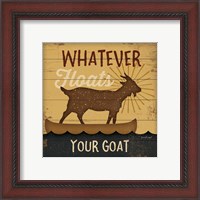 Framed 'Floats Your Goat' border=