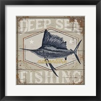 Deep Sea Fishing Framed Print