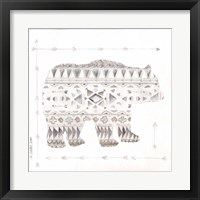 Framed 'Patterned Bear' border=