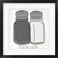 Salt 'n Pepper Framed Print