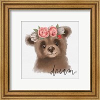 Framed 'Dream Bear' border=