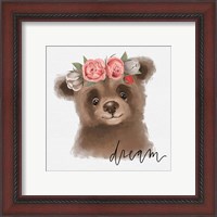 Framed 'Dream Bear' border=