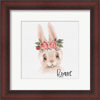 Framed 'Brave Rabbit' border=