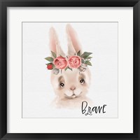 Framed 'Brave Rabbit' border=