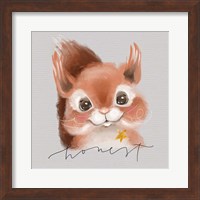 Framed 'Honest Squirrel' border=