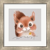 Framed 'Honest Squirrel' border=