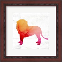 Framed 'Lion' border=