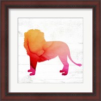 Framed 'Lion' border=