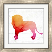 Framed 'Lion' border=