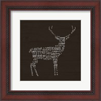 Framed 'Deer Lodge' border=