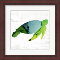 Framed 'Sea Turtle' border=