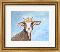 Framed 'Queen Goat' border=