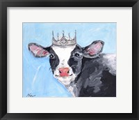 Queen Cow Framed Print