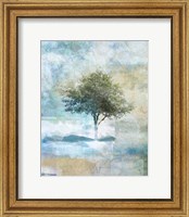 Framed 'Tree Abstract II' border=